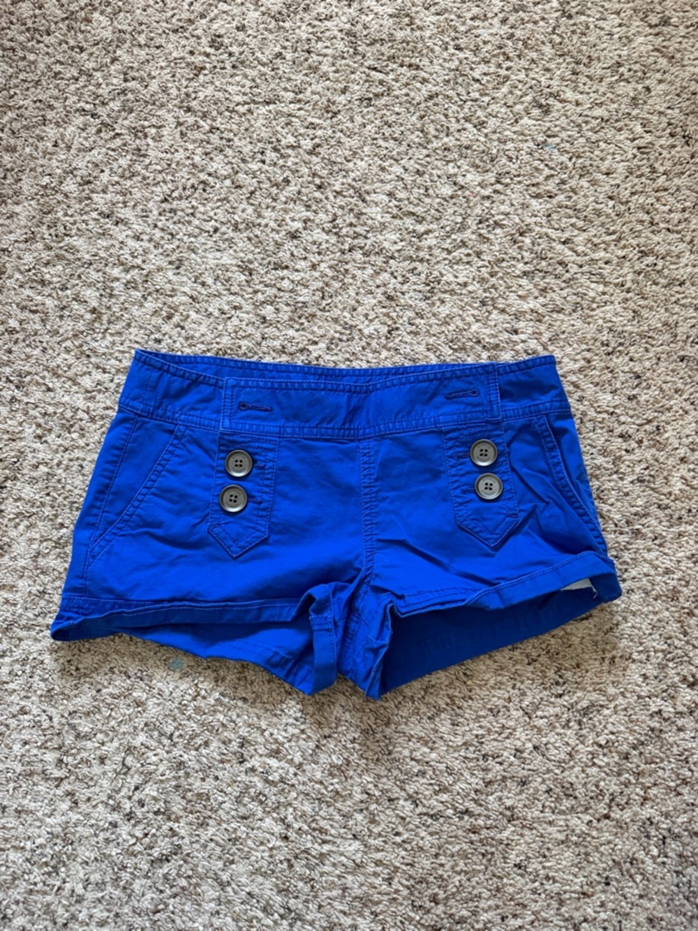Express Women's High Waist Shorts in Bright Blue
